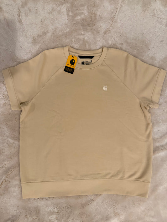 Carhartt Beige Short-Sleeve Sweatshirt (New W/Tags)